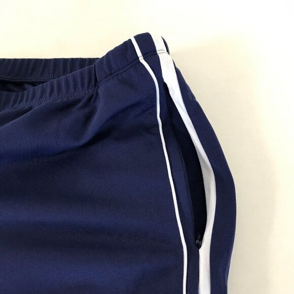 Lands’ End Wide Leg Sweatpants Women's Plus Size 1X Blue Stretch Knit Pockets - Picture 4 of 12